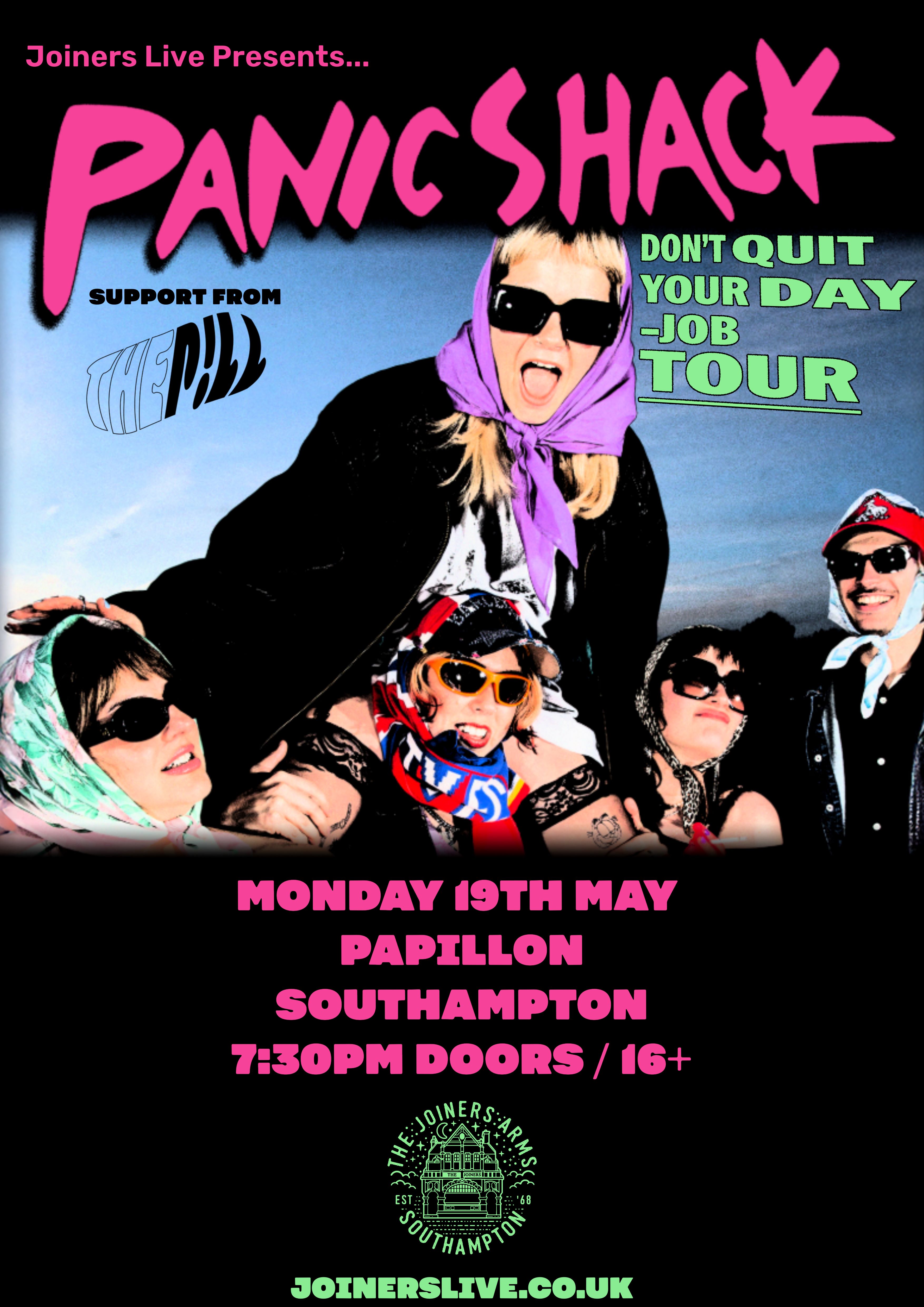 PANIC SHACK + THE PILL AT PAPILLON